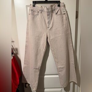 Agolde Light Beige Pants